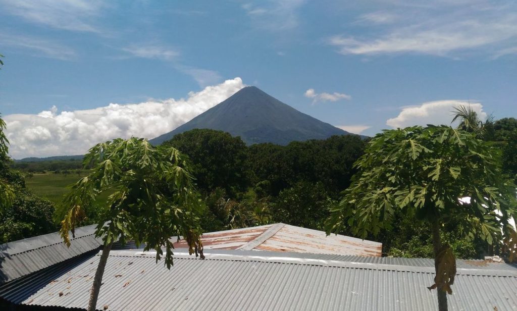 The view from my guesthouse balcony